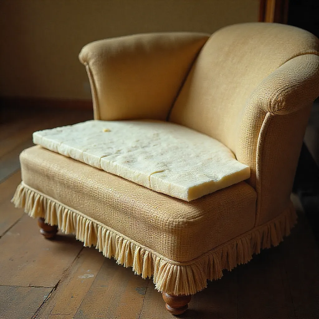 Natural coconut fiber padding material