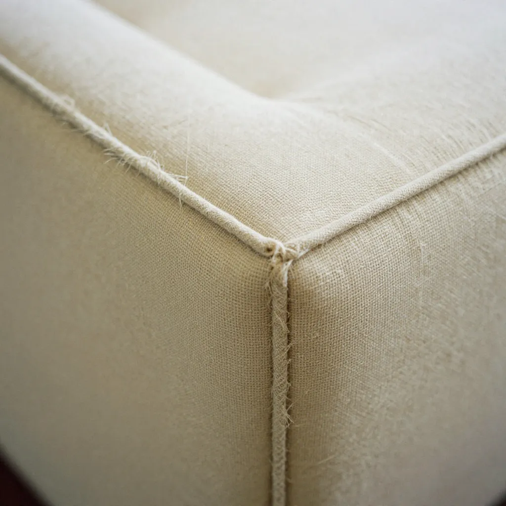 Close-up texture of horsehair padding material