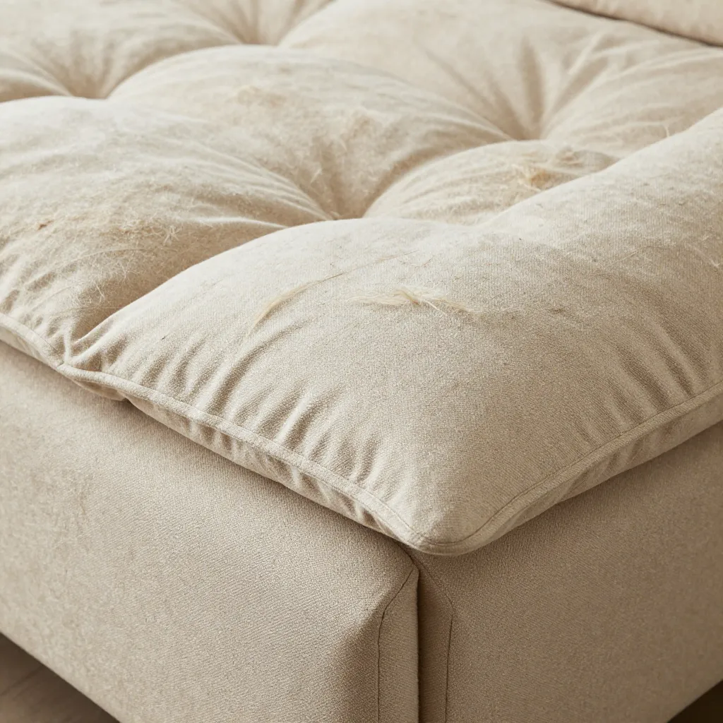 Needled wool padding material texture